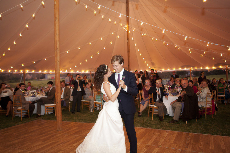 Bistro Lighting in A Tidewater Sailcloth Tent