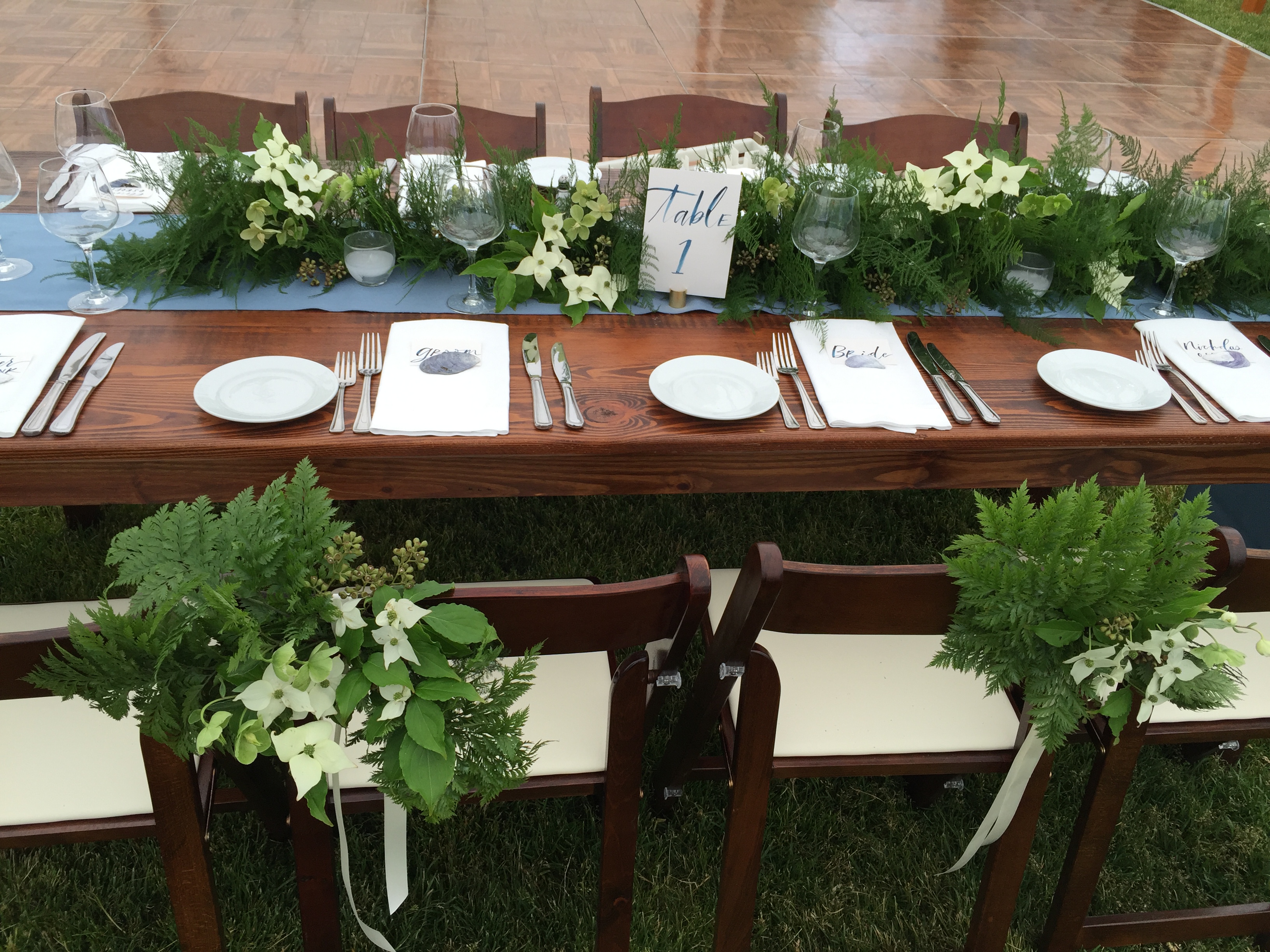 Wedding Party Farm Table